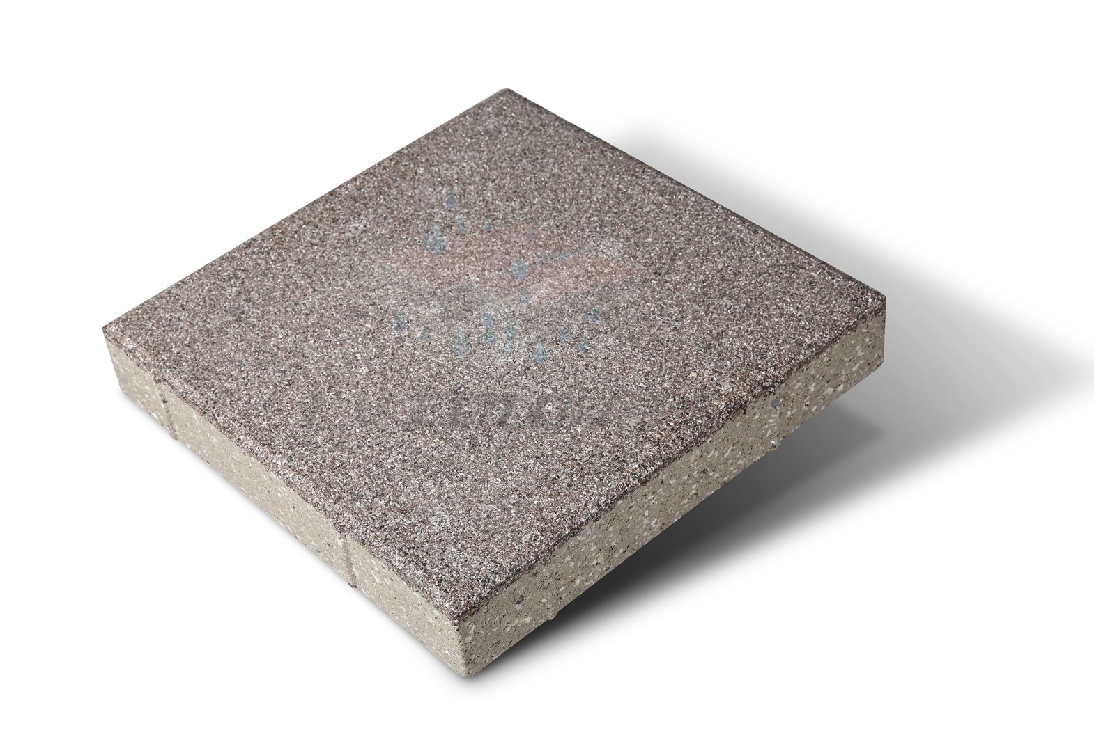 蝦紅仿石陶瓷透水磚